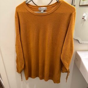 Charlie Paige Mustard Yellow Women's Sweater SZ XL